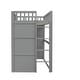 preview thumbnail 11 of 27, Loft Bed With Ladder, Windows and Wardrobe
