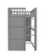preview thumbnail 46 of 46, Modern House Bed Twin Size Loft Bed Solid Pine Wood Bed Frame with Door, Windows, Ladder and Safety Guardrails