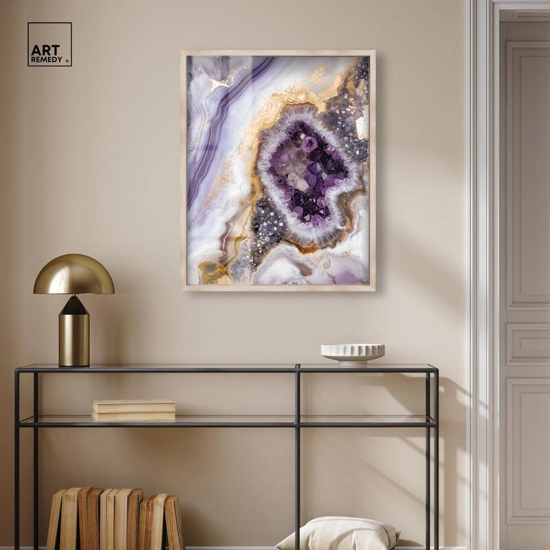 Amethystine Dream II Shadowbox by Art Remedy