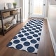 preview thumbnail 73 of 118, Machine Washable Indoor/ Outdoor Polka Dots Chantille Rug