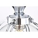 preview thumbnail 17 of 22, Concordia Semi Flush Mount Ceiling Light Brass Gold and Clear Glass Finish 1-Light - N/A