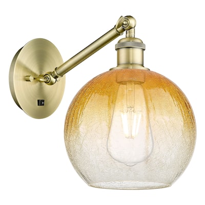 Innovations Lighting 317-1W-11-8 Brookhaven Globe Sconce Brookhaven