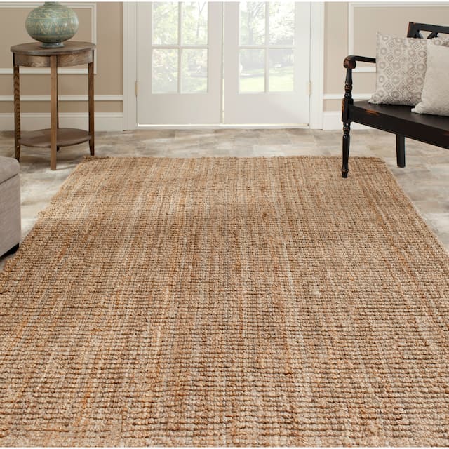 SAFAVIEH Jerneja Handmade Solid Chunky Jute Area Rug
