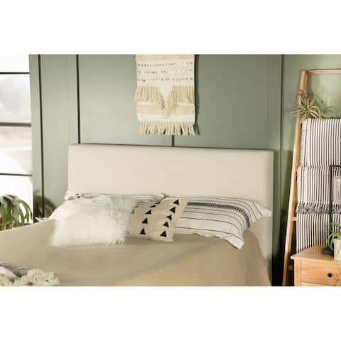Gemma Sand Upholstered Headboard with Soft Edges