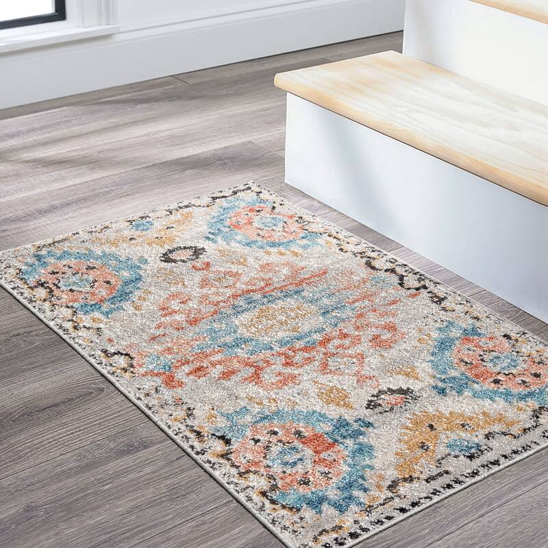 Adelle French Country Oriental Indoor Area Rug
