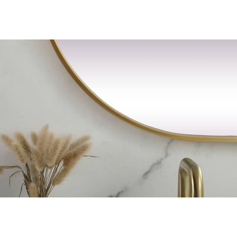 Elegant Lighting MR2A2460 Asha 24" W x 60" H Oval Framed Bathroom