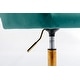 preview thumbnail 5 of 4, Velvet Home Office Chair with Wheels, Faux Fur Swivel Desk Chair, Adjustable Height Upholstered Dressing Chair - N/A