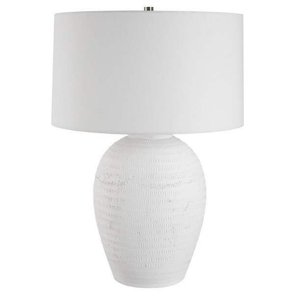 Uttermost Reyna Chalk White Table Lamp - 29