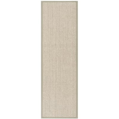 SAFAVIEH Natural Fiber Evia Sisal & Wool Rug