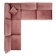 preview thumbnail 19 of 74, Commix Down Filled Overstuffed Velvet 5-Piece Sectional Sofa