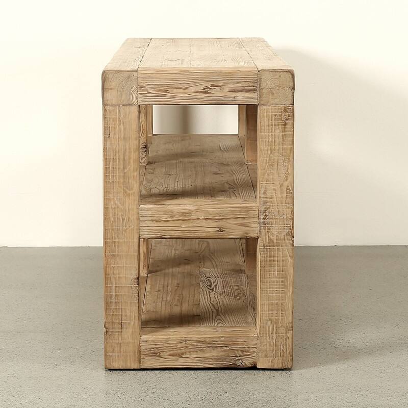 Harbor Beam Shelf Console Weathered Natural-71"