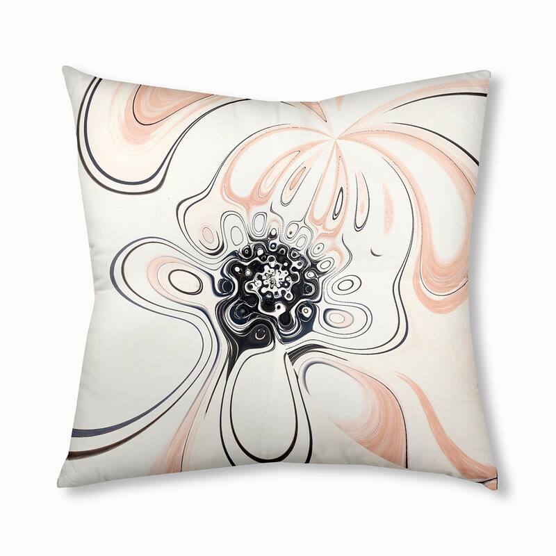 Bohemian & Eclectic Cappuchino Design Tufted Floor Pillow - 30" x 30" - X2