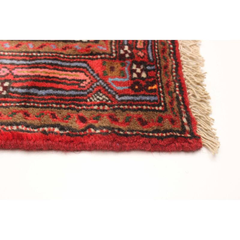 ECARPETGALLERY Hand-knotted Konya Anatolian Red Wool Rug - 2' 9" x 9' 5"