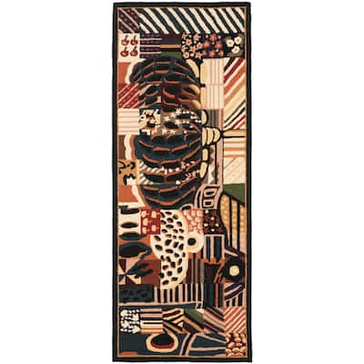 SAFAVIEH Handmade Chelsea Ferns French Country Wool Rug