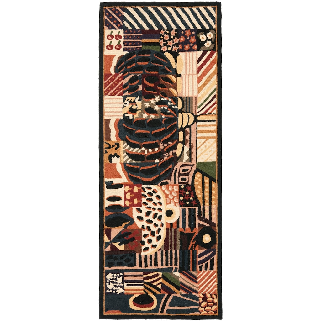SAFAVIEH Handmade Chelsea Ferns French Country Wool Rug