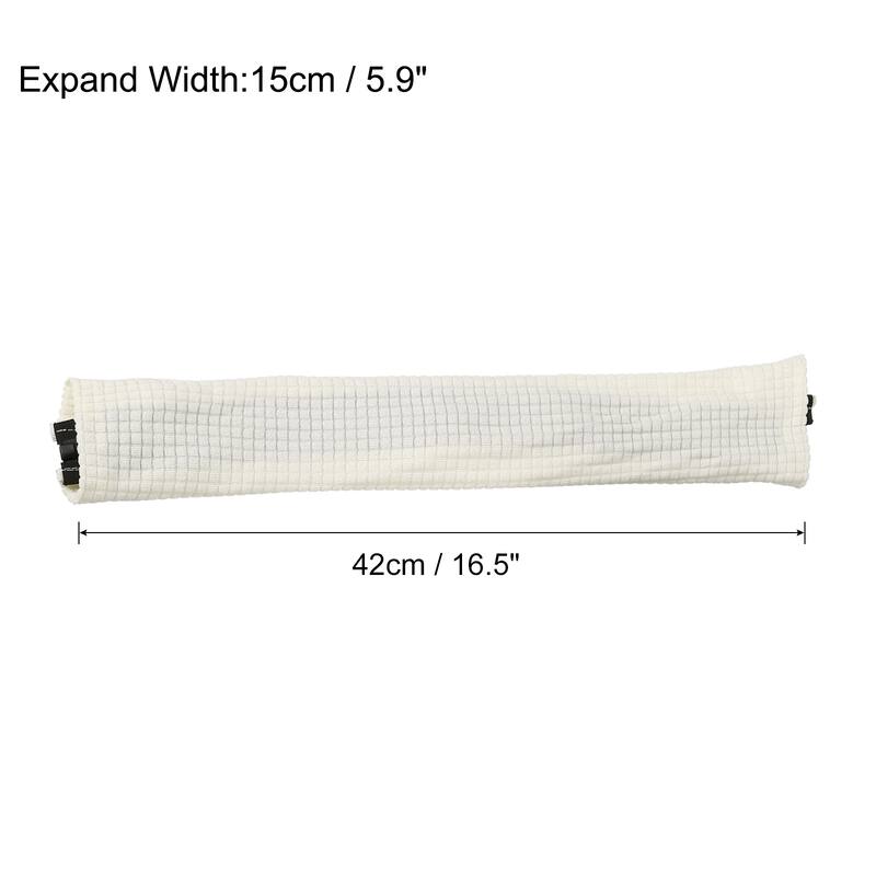 2pcs Office Chair Arm Cover Chair Armrest Protector Cover - White