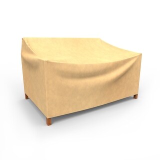 Budge Water-Resistant Outdoor Loveseat Cover, All-Seasons, Nutmeg