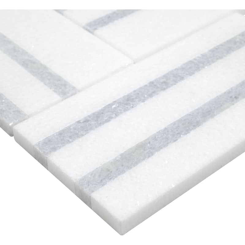 Ackland AKM-S-13X8AXP-CA 8" x 13" Marble Rectangle Floor and Wall - Loredana