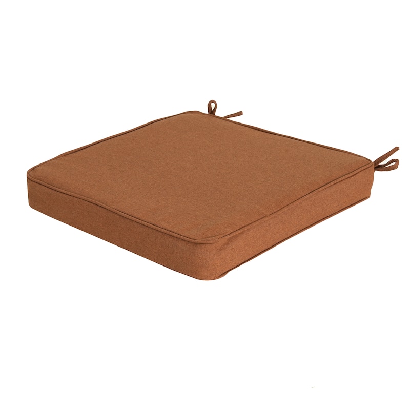 Christopher Knight Home - Noah Outdoor Dining Chair Cushion with All-Day Comfort and Secure Stay-Put Ties