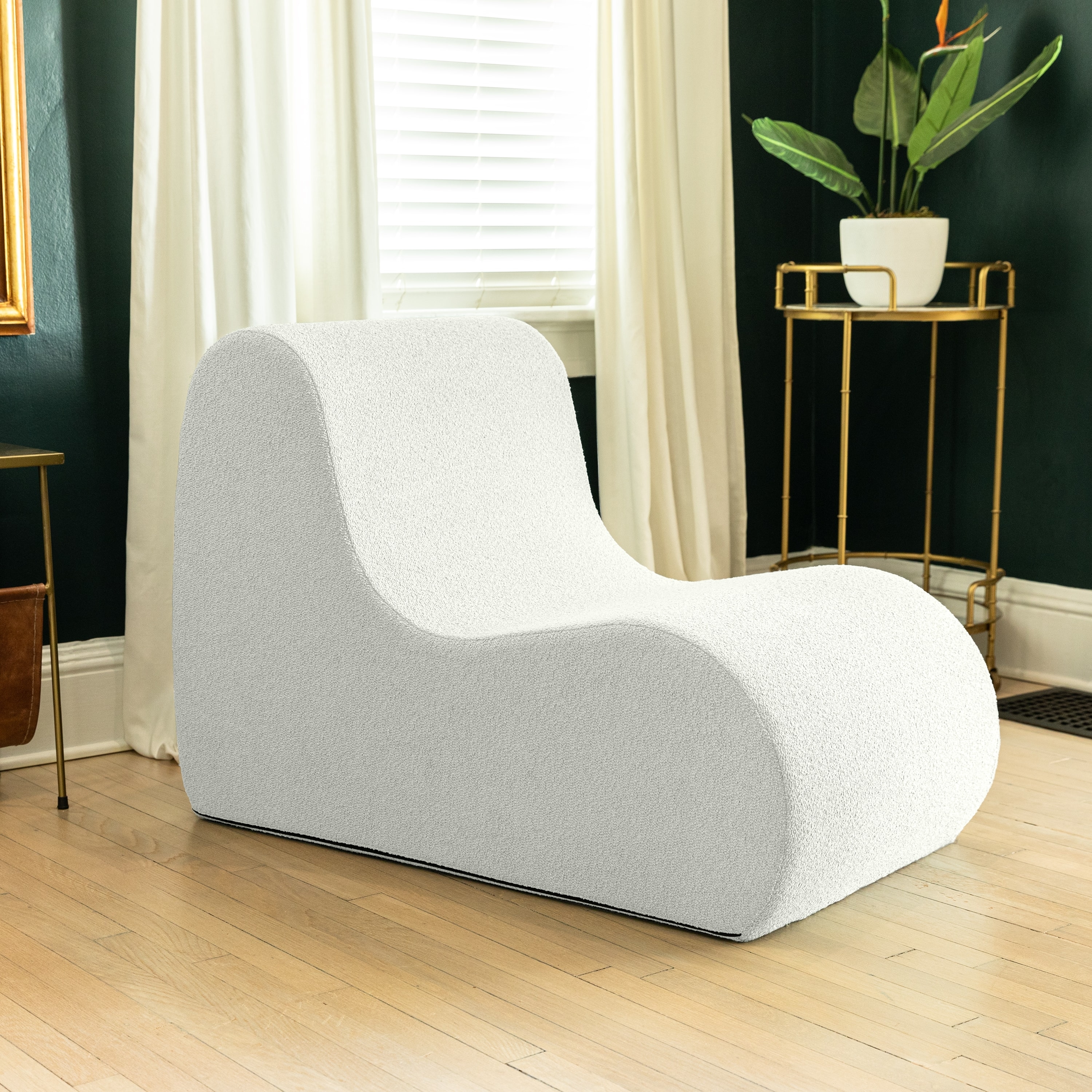 Modern armless accent chair online
