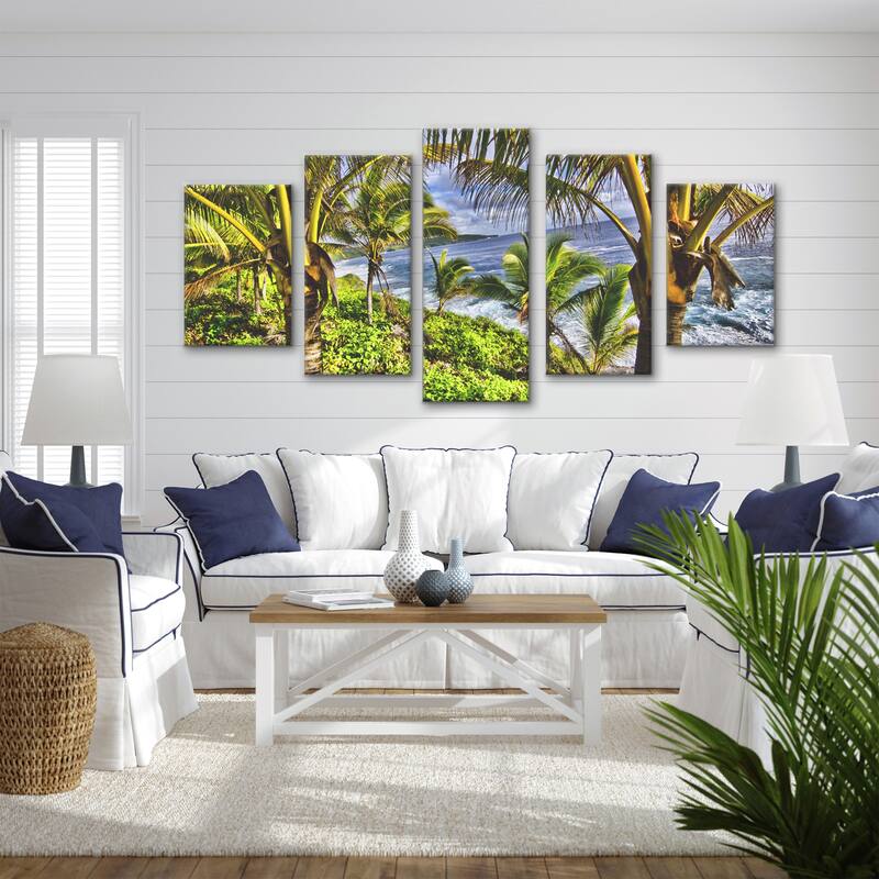 Ready2HangArt 'Overhang' 5-Piece Wrapped Canvas Wall Art Set