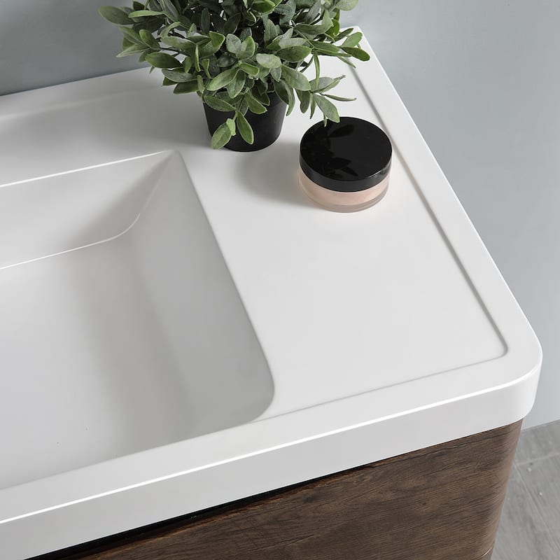 Fresca Tuscany 48" Free Standing Double Basin Vanity Set with Acrylic