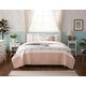 preview thumbnail 26 of 68, Madison Park Vanessa 6 Piece Cotton Percale Quilt Set with Throw Pillows Blush - California King