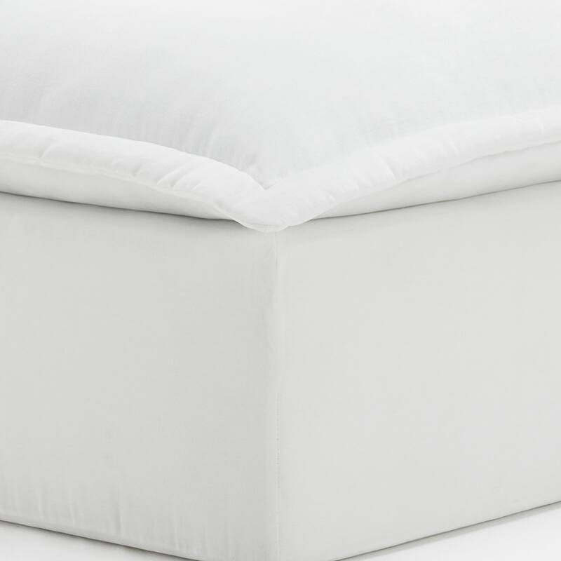 Comfy Cloud Chenille Upholstered Modular Sectional Ottoman