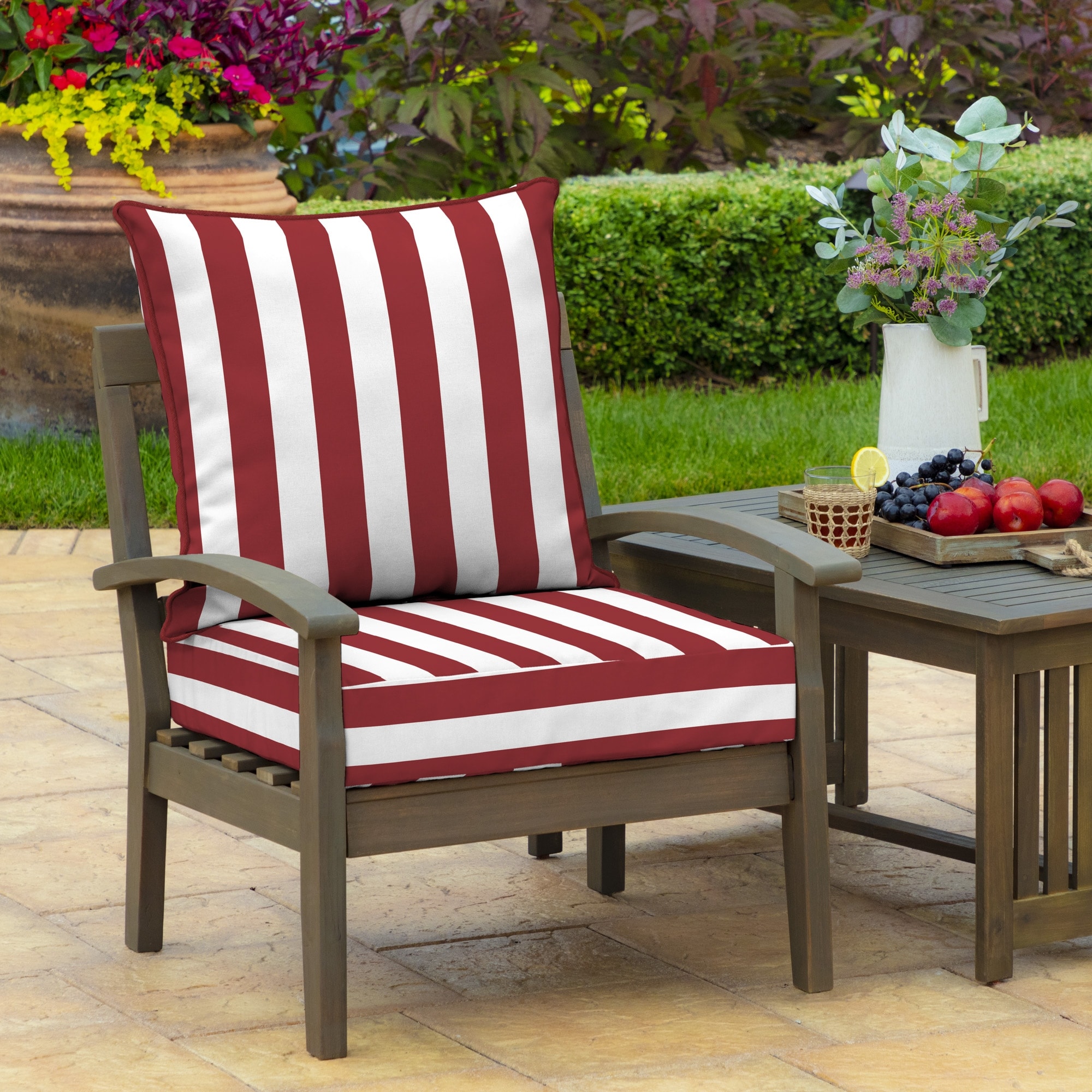 24 inch on sale round outdoor cushions