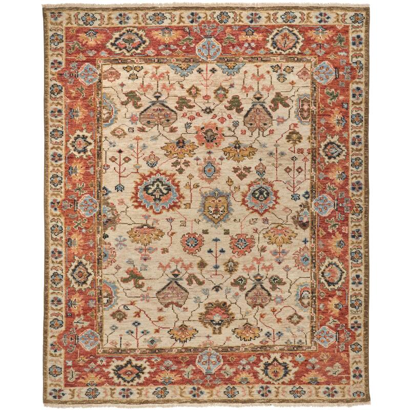 Grand Bazaar Irie Hand Knotted Oriental Traditional Area Rug