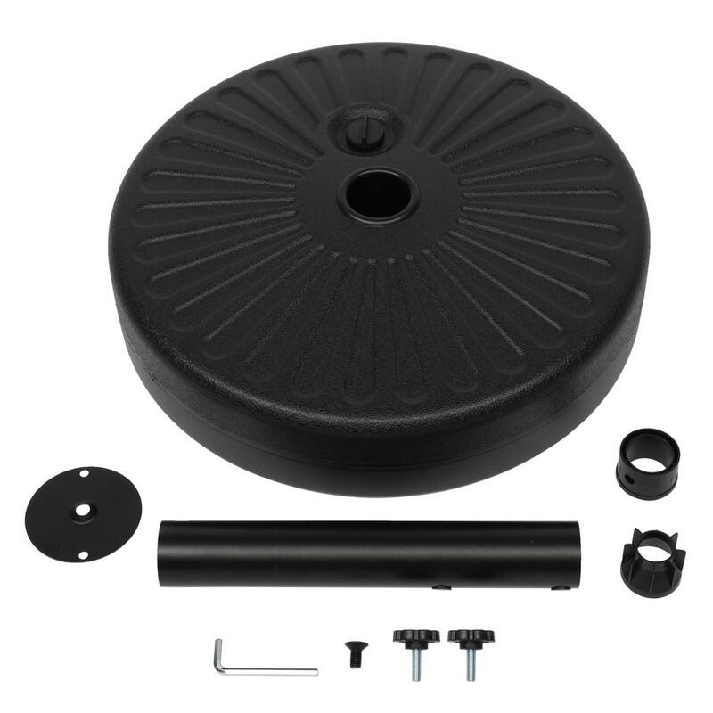 20" Round Plastic Water Injection Base Parasol Base