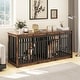 preview thumbnail 1 of 38, Moasis Extra Large Dog Crate Furniture with Sliding Doors