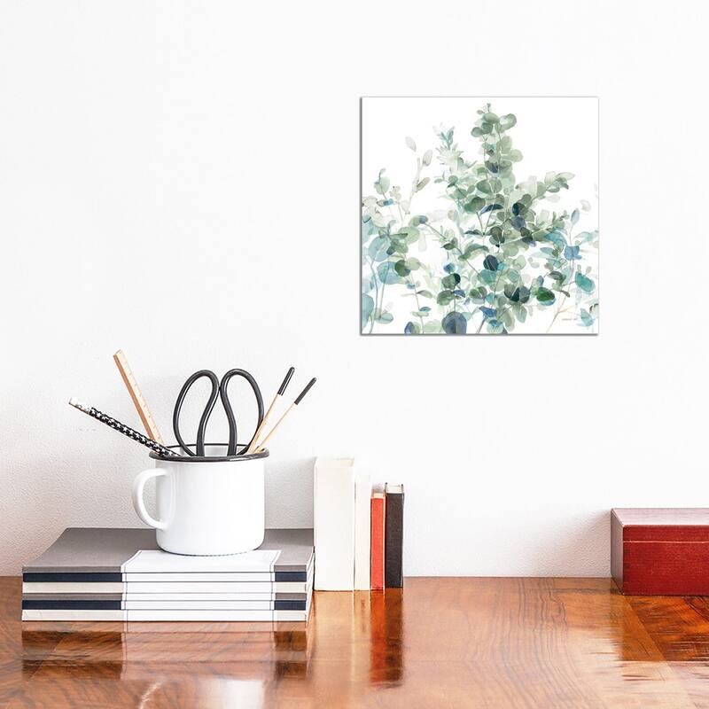 iCanvas "Eucalyptus I Cool" by Danhui Nai Canvas Print - 12x12x0.75