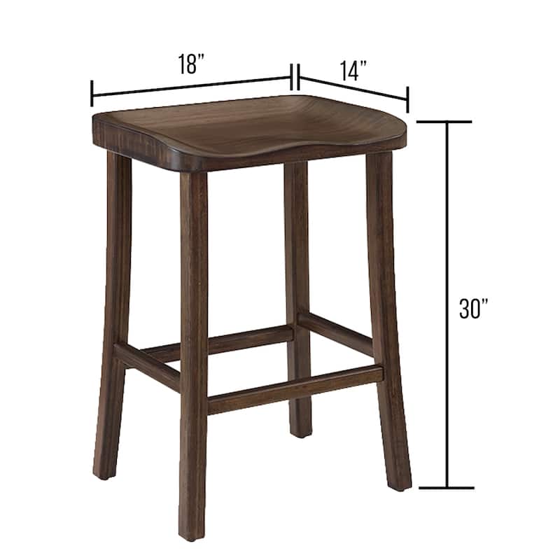 Piper Bar Height Stool, Golden, (Set of 2)