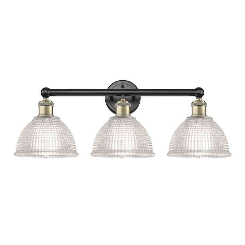 Innovations Lighting 616-3W-11-26 Arietta Vanity Arietta 3 Light 26" - Black Antique Brass / Clear