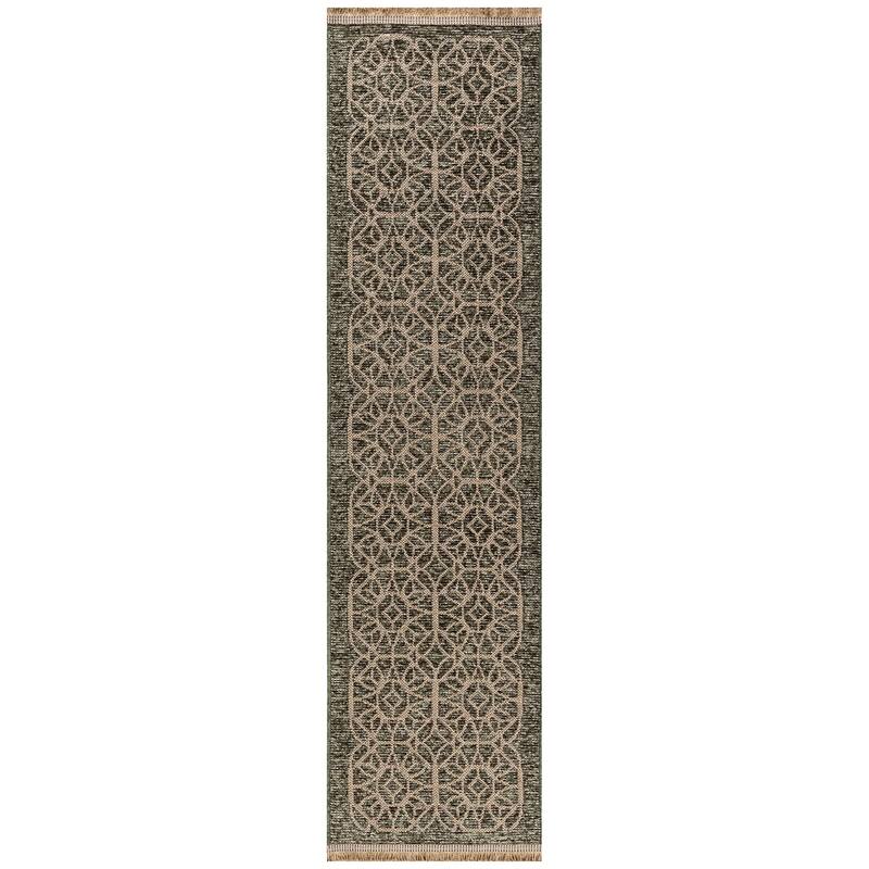 Liora Manne Mercer Tracery Indoor Rug - 1'11" x 7'6" - Green