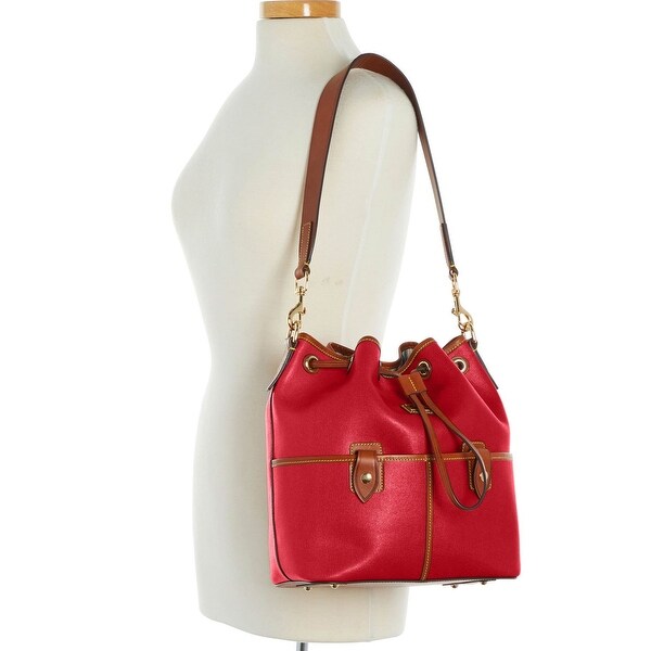 Dooney & bourke camden saffiano large drawstring bag clearance