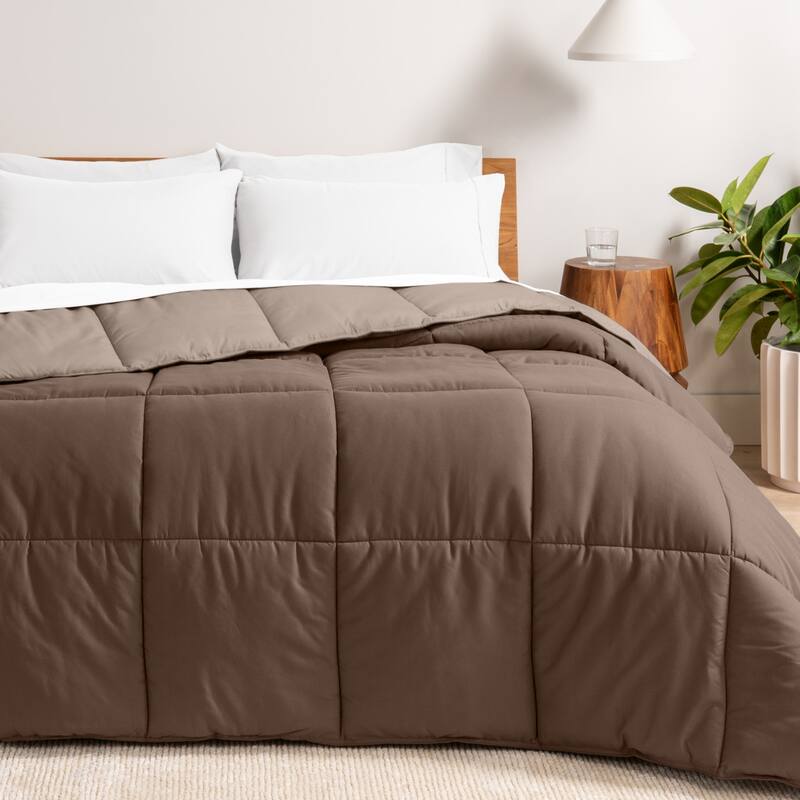 Bare Home Reversible All Season Down Alternative Comforter