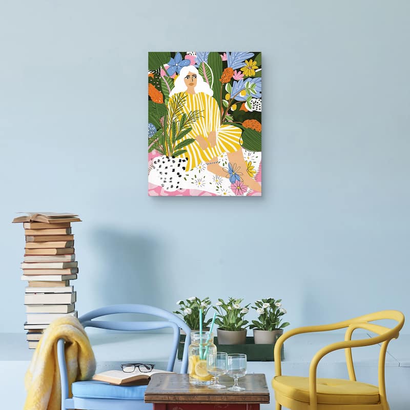 Jungle Lady by Alja Horvat Canvas Art Print