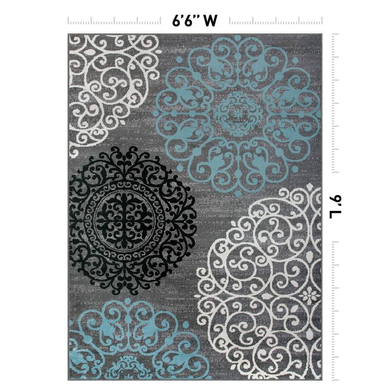 World Rug Gallery Floral Area Rug