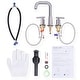 preview thumbnail 5 of 23, WOWOW 8-inch Dual Handle Widespread Bathroom Faucet