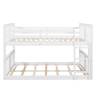 Full Over Full Bunk Bed with Ladder, Great Space Saver
