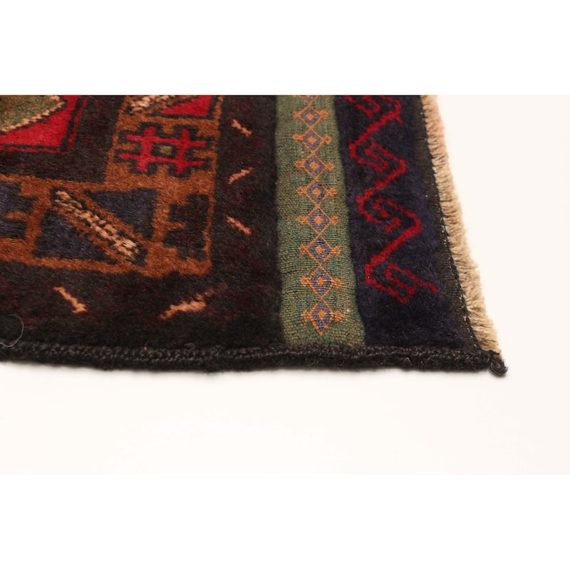 ECARPETGALLERY Hand-knotted Teimani Brown Wool Rug - 3'3 x 6'2
