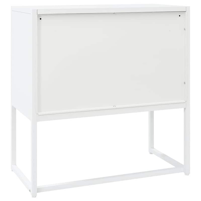 vidaXL Sideboard Storage Buffet Cabinet for Kitchen Living Room Entryway Steel