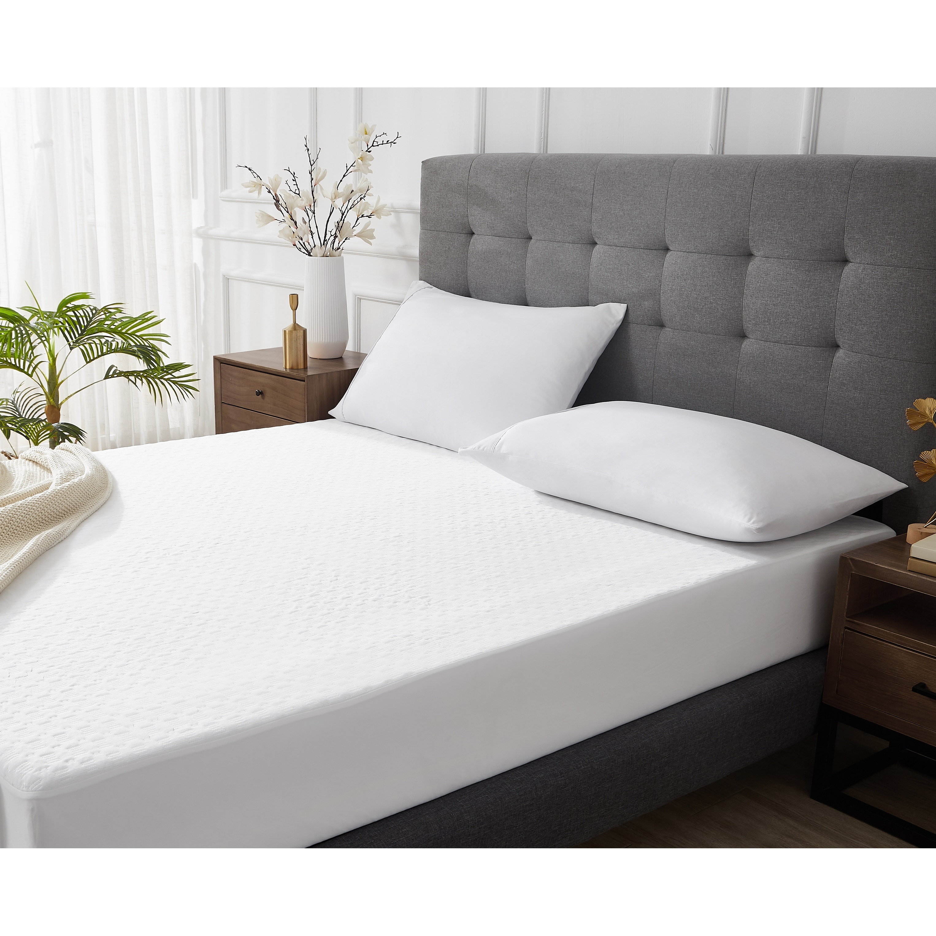 Stearns & Foster Waterproof Cooling Mattress Protector - On Sale - Bed Bath  & Beyond - 28928995