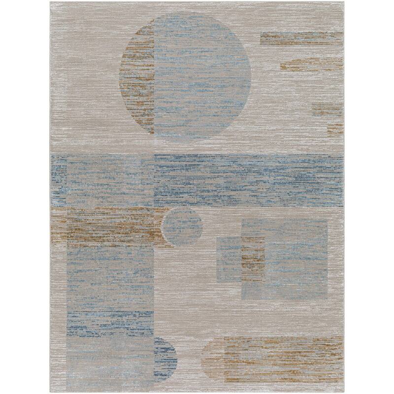 Livabliss Allegro Mid Century Modern Geometric Area Rug