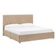 preview thumbnail 10 of 17, Arlert V-Channel Headboard Storage Platform Bed by iNSPIRE Q Modern King