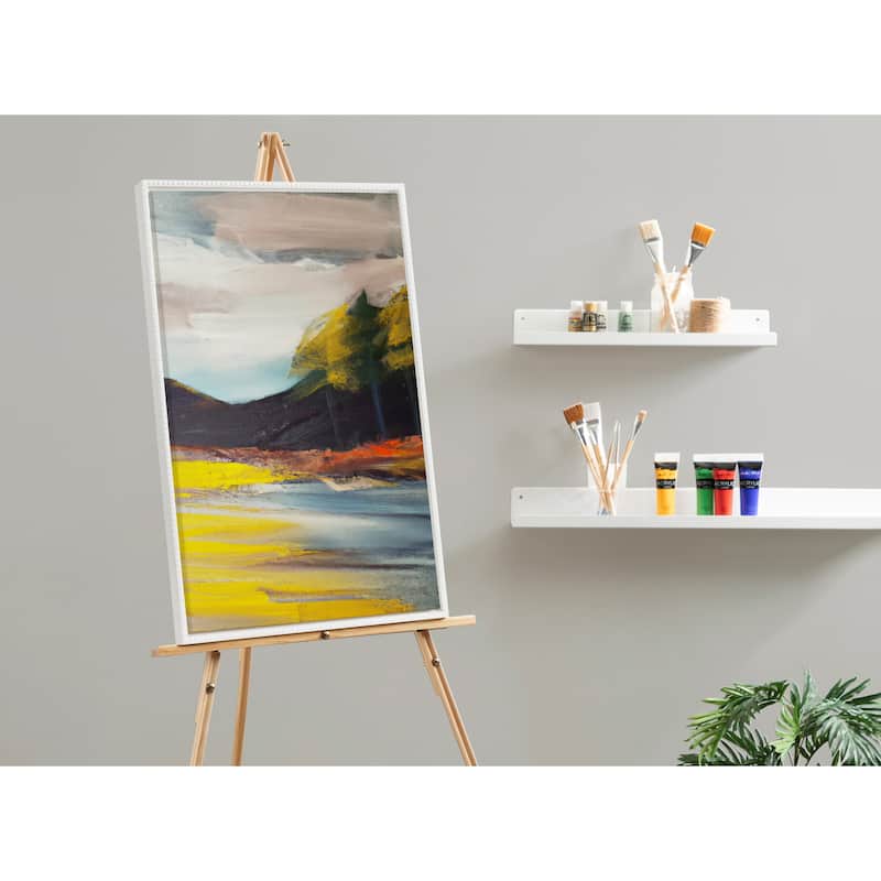 Kate and Laurel Sylvie Beaded Blank Framed Canvas