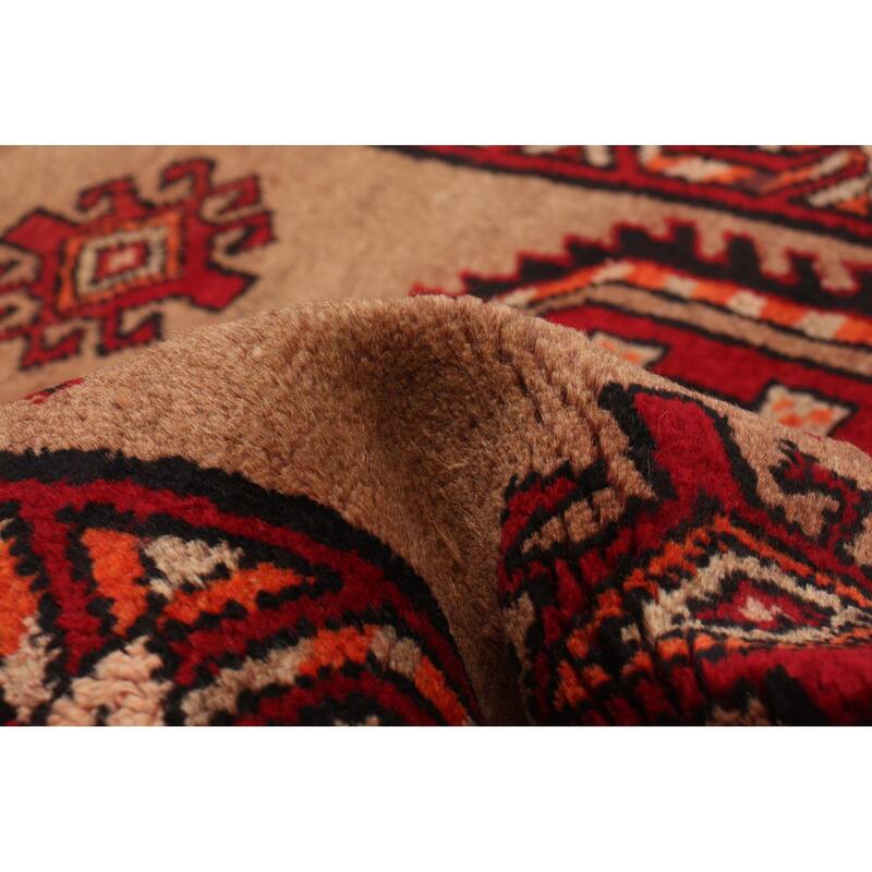 ECARPETGALLERY Hand-knotted Konya Anatolian Brown, Red Wool Rug - 3'8 x 6'9