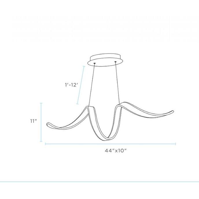 Copenhagen Dimmable Integrated LED Chandelier